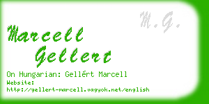 marcell gellert business card